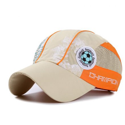 足球活動繡花兒童帽定制