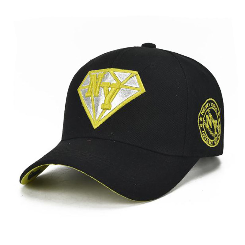 時(shí)尚立體繡棒球兒童帽定做