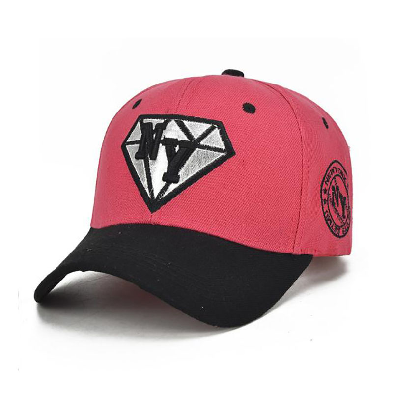 時(shí)尚立體繡棒球兒童帽定做